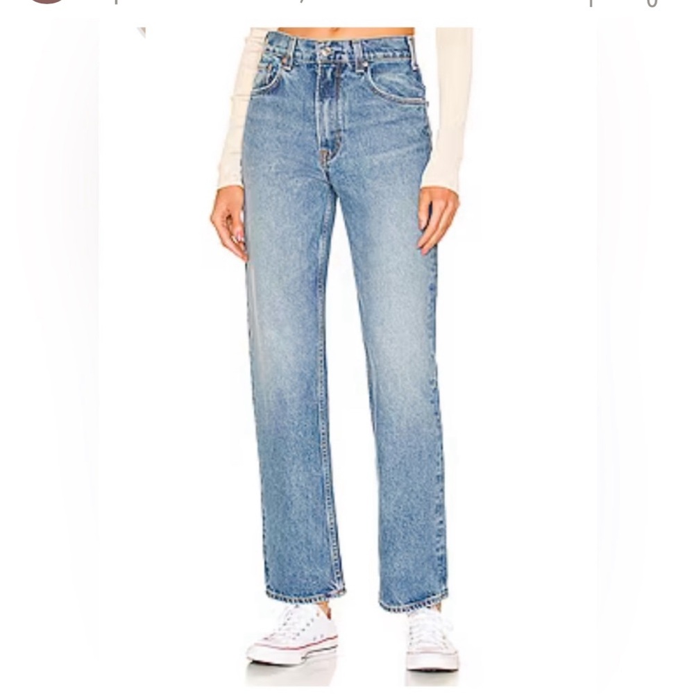 GRLFRND‎ denim Sophia tomboy straight jeans Park Avenue